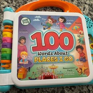 Leapfrog 100 Words About Places I Go Interactive Book - Multicolor